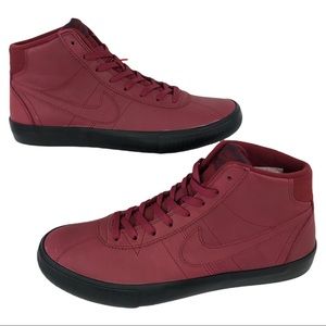 🆕 Nike SB Leo Lacey Baker X Bruin Hi ISO Maroon Skate Sneakers Men's Size 9